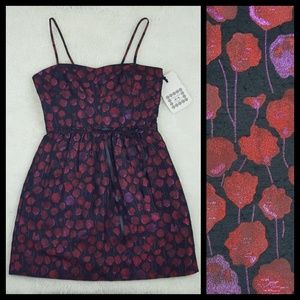 Chelsea & Violet Metallic Sheen Party Dress Sz Med